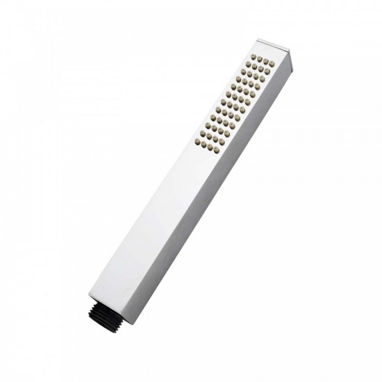 Square Chrome Hand Held Shower Only